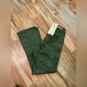 NWT, Sanctuary Denim, LA Connector Kick Crop Standard Rise Camo Jeans, sz 27